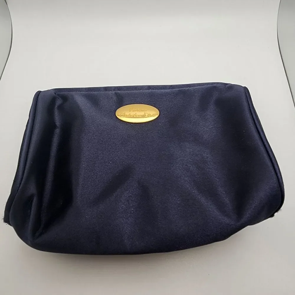 Parfums Christian Dior Navy Blue Cosmetics Travel Bag